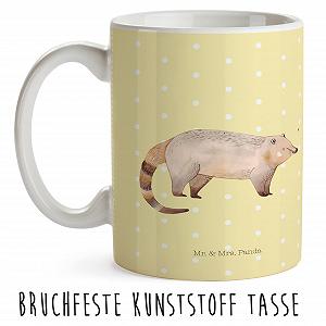 Детская Кружка Mr. & Mrs. Panda Носуха Медведь Cерия Носуха Медведь Фразы Пластиковая Кружка Небьющийся Кухоль Животные Детский Кухоль synthetic.ua - Фото 1