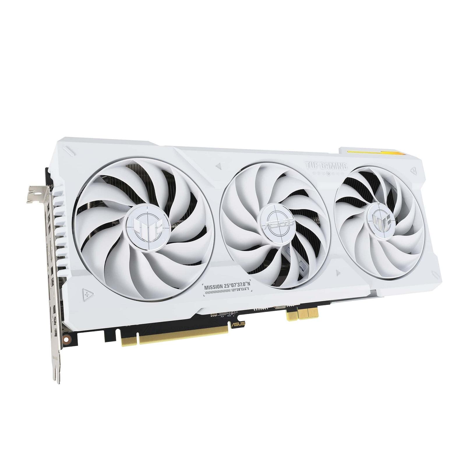 Видеокарта ASUS TUF Gaming GeForce RTX 4070 Ti SUPER BTF White OC Edition 16GB GDDR6X Белая, фото №3