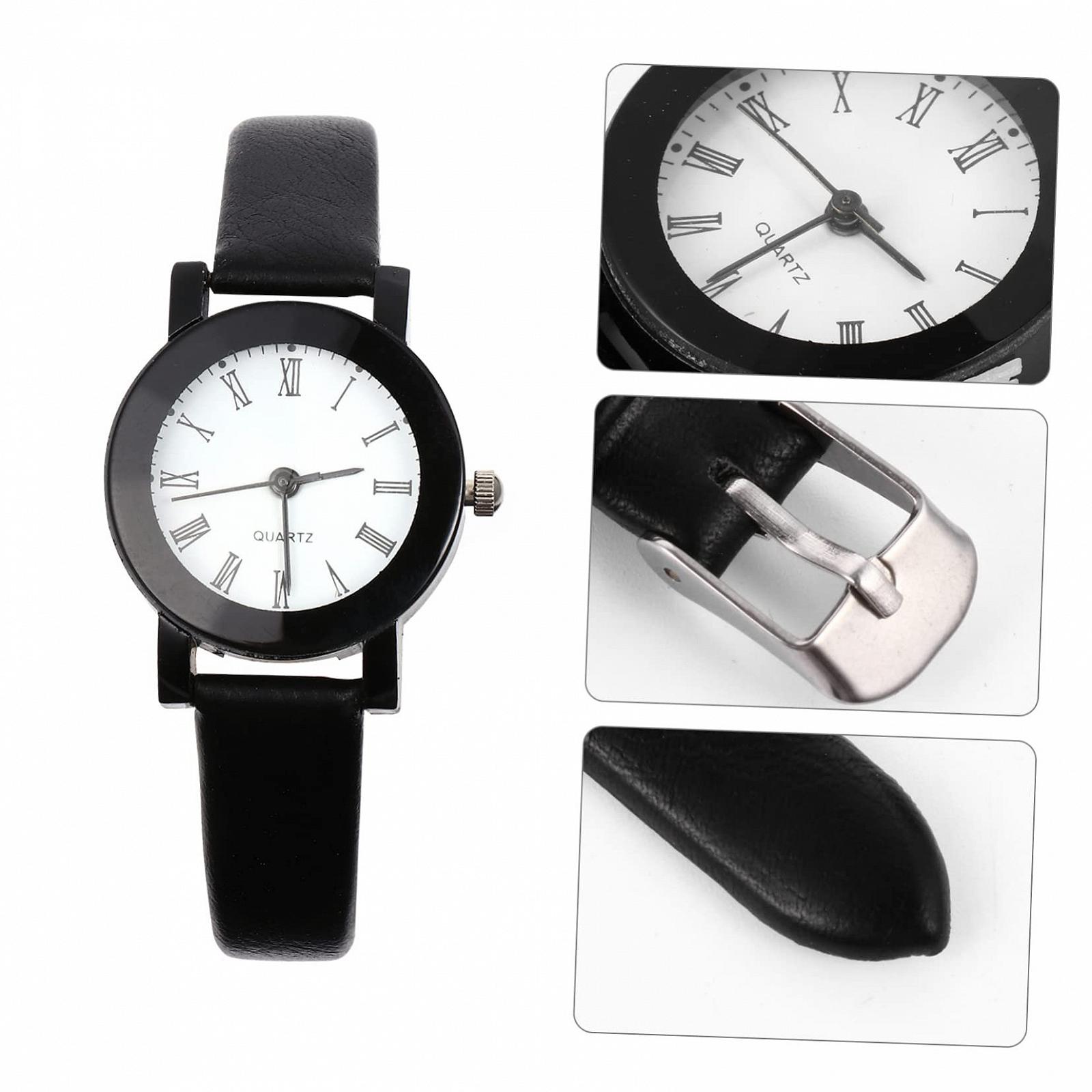 Женские часы LIFKOME с арабскими цифрами, черные, фото №6