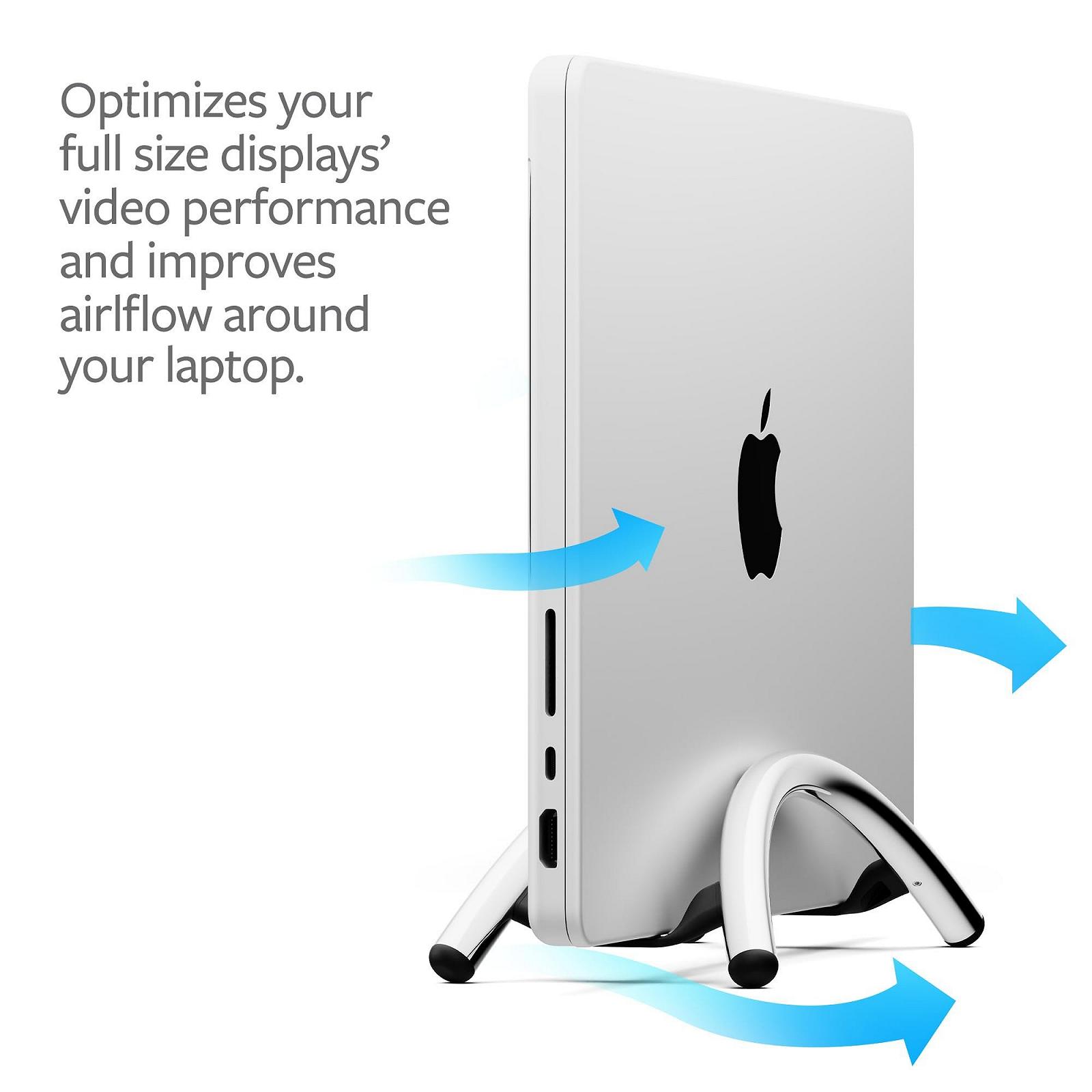 Подставка для ноутбука Twelve South BookArc Flex Chrome, фото №3