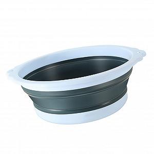Складаний умивальник OPPWONG пластиковий потовщений 40 x 14 x 5 см XL synthetic.ua - Фото 1