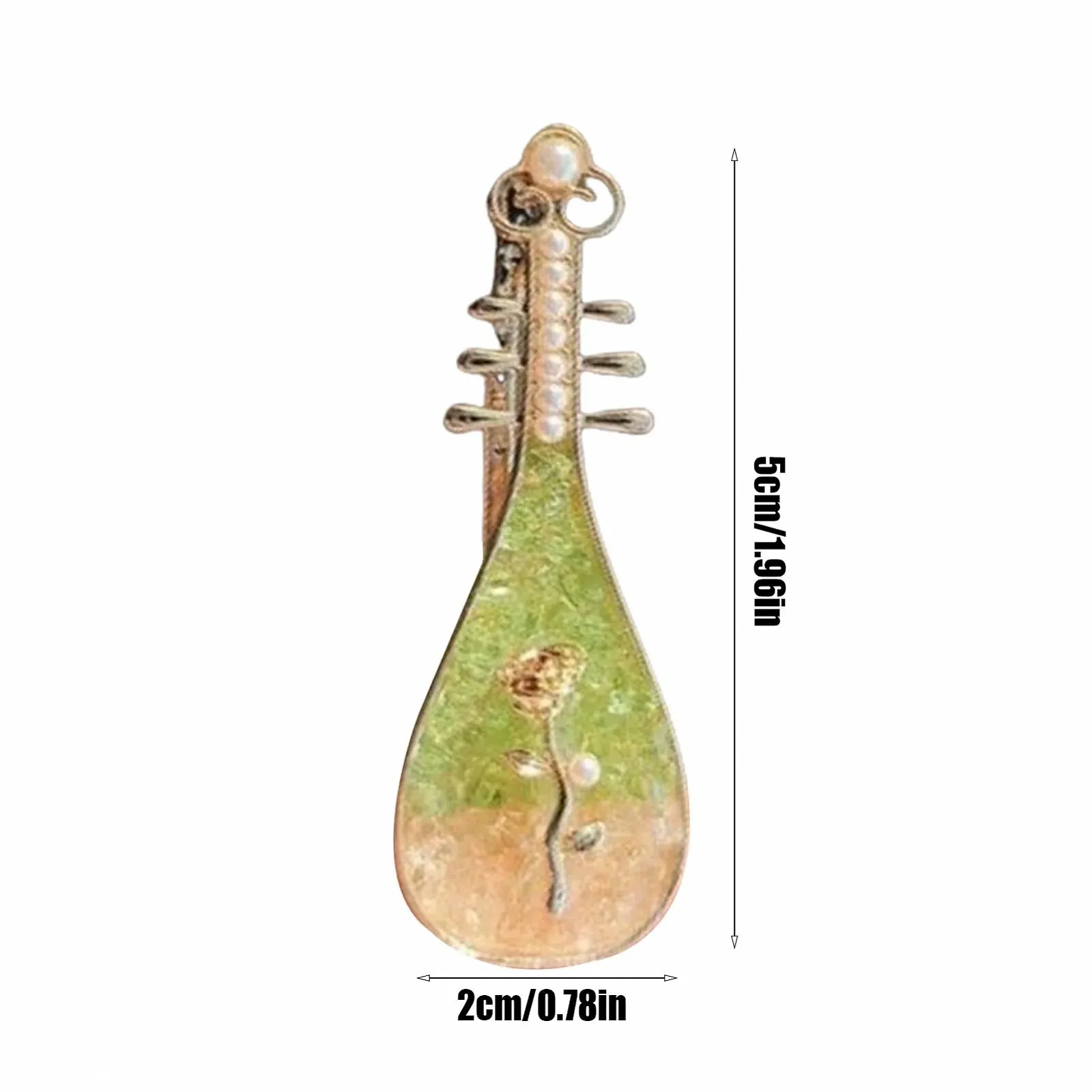 Заколка для волос, Заколка для волос в форме скрипки с жемчугом - 4 шт Стильные аксессуары для волос для женщин Девочек Школа Свадьба Фестиваль Концерт, фото №5