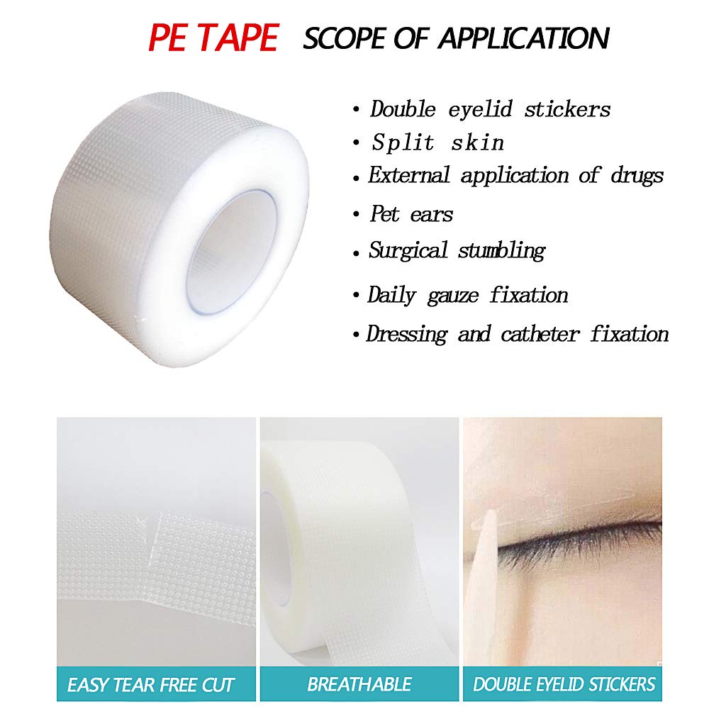 Медична стрічка ZARRS Eyelash Tape для нарощення вій 3 шт 2,5 см, фото №5