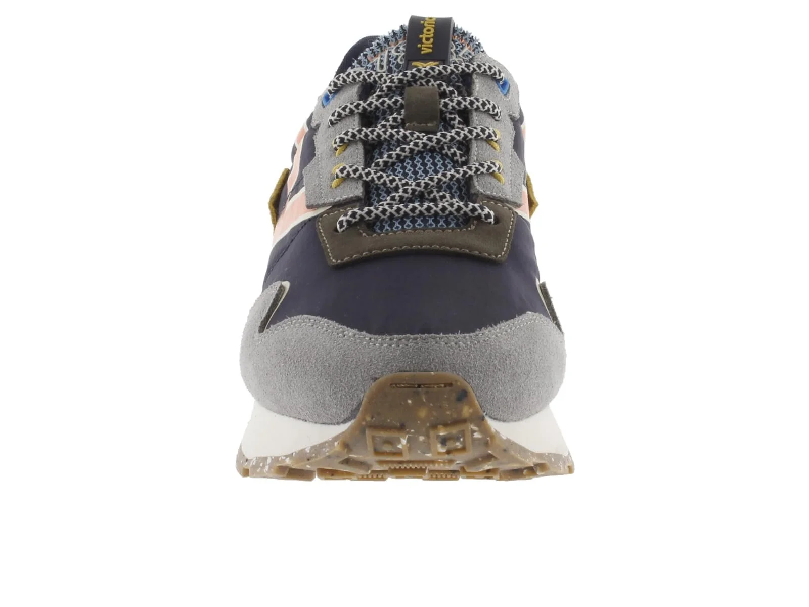 Кроссовки Victoria 1985 Низкие Wing Нейлон и Сплит Кожаные Детали и Зубчатая Подошва 8803113, фото №2