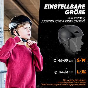Шолом Apollo Skate, дитячий, регульований, для скейтборда, самоката та BMX, з регулювальним колесом, різних розмірів і кольорів synthetic.ua - Фото 1