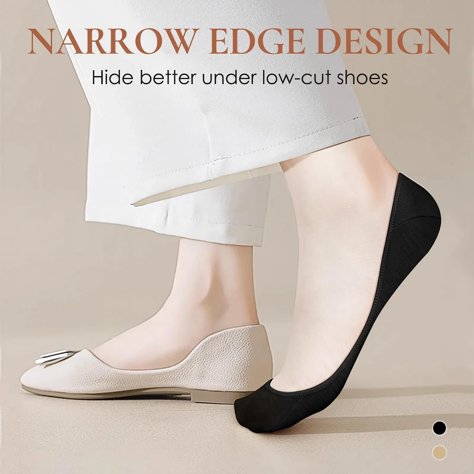 Женские носки-невидимки (8 пар), фото №3