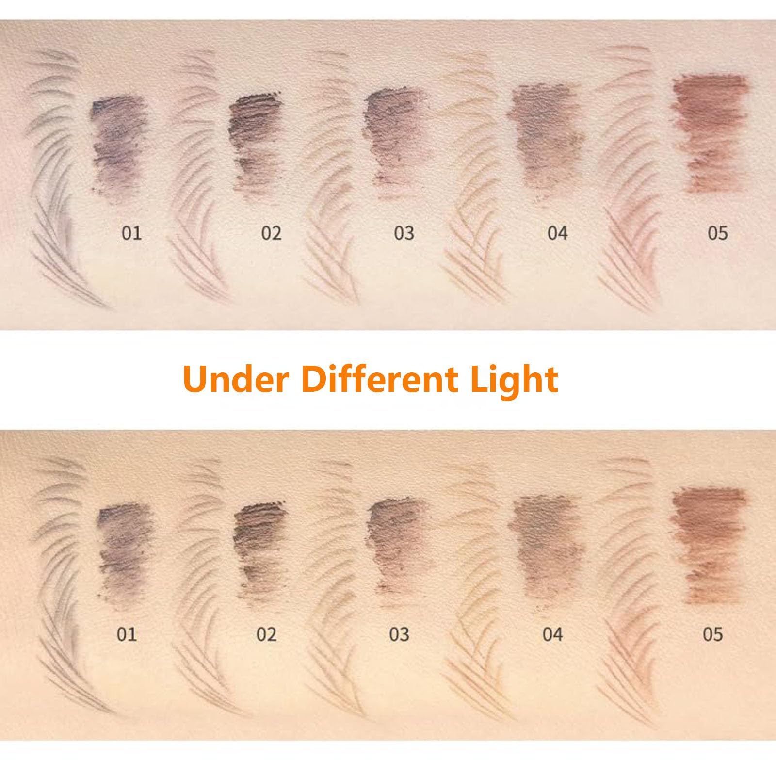 Кольор Double End Двосторонній олівець для брів Натуральні 3D брови, фото №5