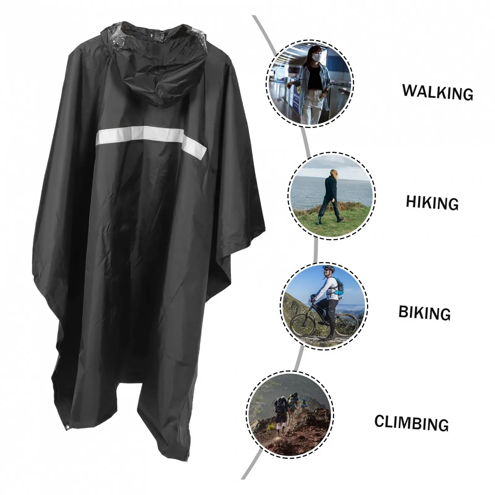 Плащ CALLARON 4 Outdoor, дощовик, дитячий, аварійний , для кемпінгу, фото №6