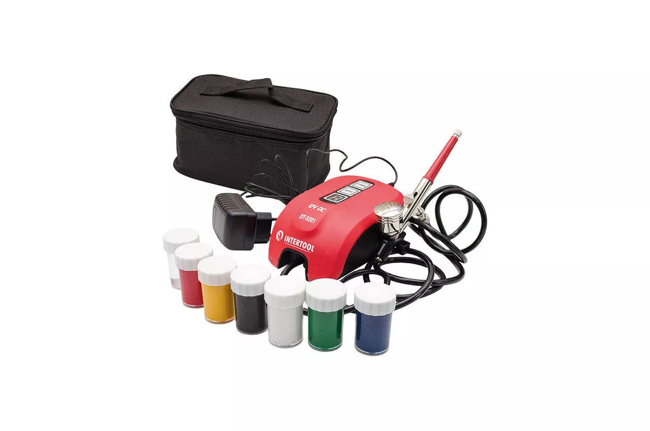 Электроаэрограф Intertool 12 Вт (DT-5001), фото №6