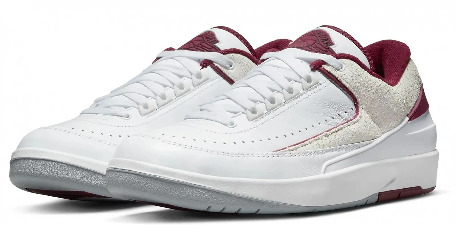 Кросівки Jordan 2 Retro Low Cherrywood White/Cherrywood Red (DV9956 103), фото №2