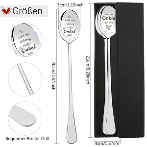 Ложка Кавова Uncle Набір (2 шт.) synthetic.ua - Фото 1