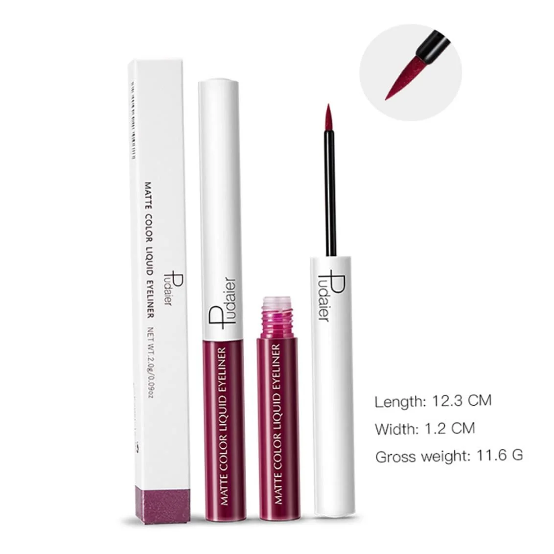 Матовий Рідка Eyeliner Різнокольоровий, фото №7 Матовий Рідка Eyeliner Різнокольоровий, фото №7