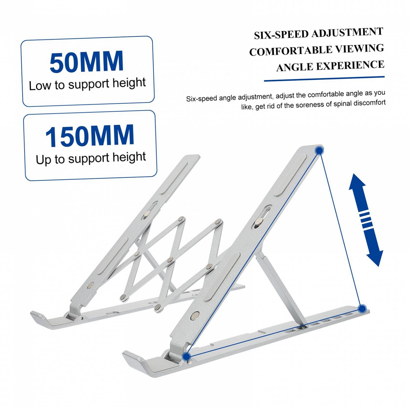 Подставка для ноутбука NUOBESTY Регулируемая по высоте Портативная для ноутбуков Планшетов Просмотра видео Работы, фото №5 Подставка для ноутбука NUOBESTY Регулируемая по высоте Портативная для ноутбуков Планшетов Просмотра видео Работы, фото №5