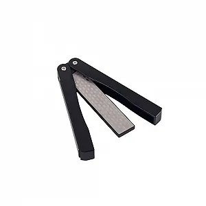 Точилка кишенькова складана алмазна зі стільниковою поверхнею Чорна - Фото 1