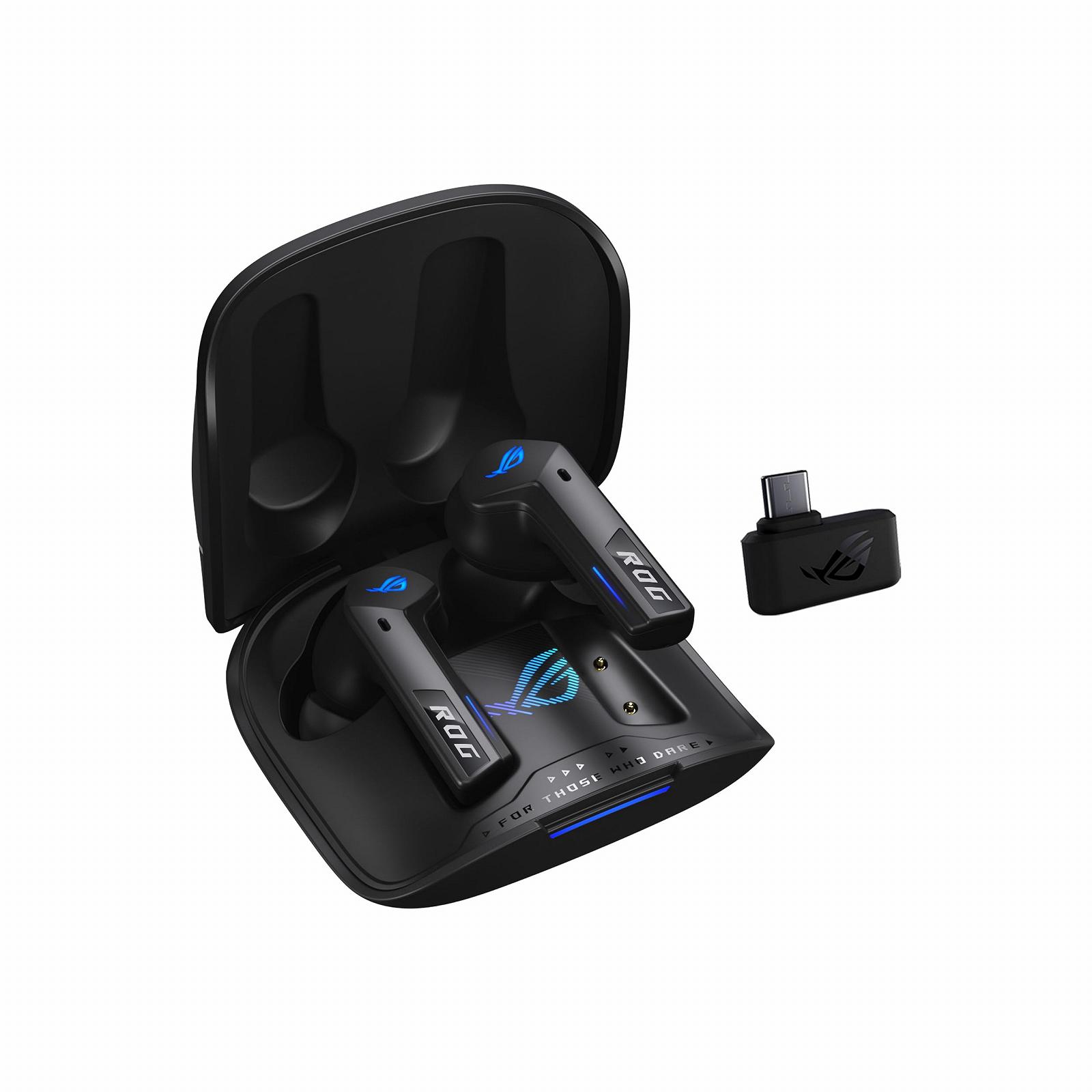 Навушники ASUS ROG Cetra True Wireless SpeedNova Black RGB In-Ear Gaming Чорний, фото №1