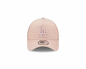 Кепка-тракер New Era MLB 9Forty Kids A-Frame Los Angeles Dodgers Tonal Mesh Регулируемая Розовая synthetic.ua - Фото 1
