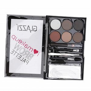 Набор BELLIFFY Пудра для бровей Карандаш Шесть цветов Инструмент Щетка ABS - Фото 1