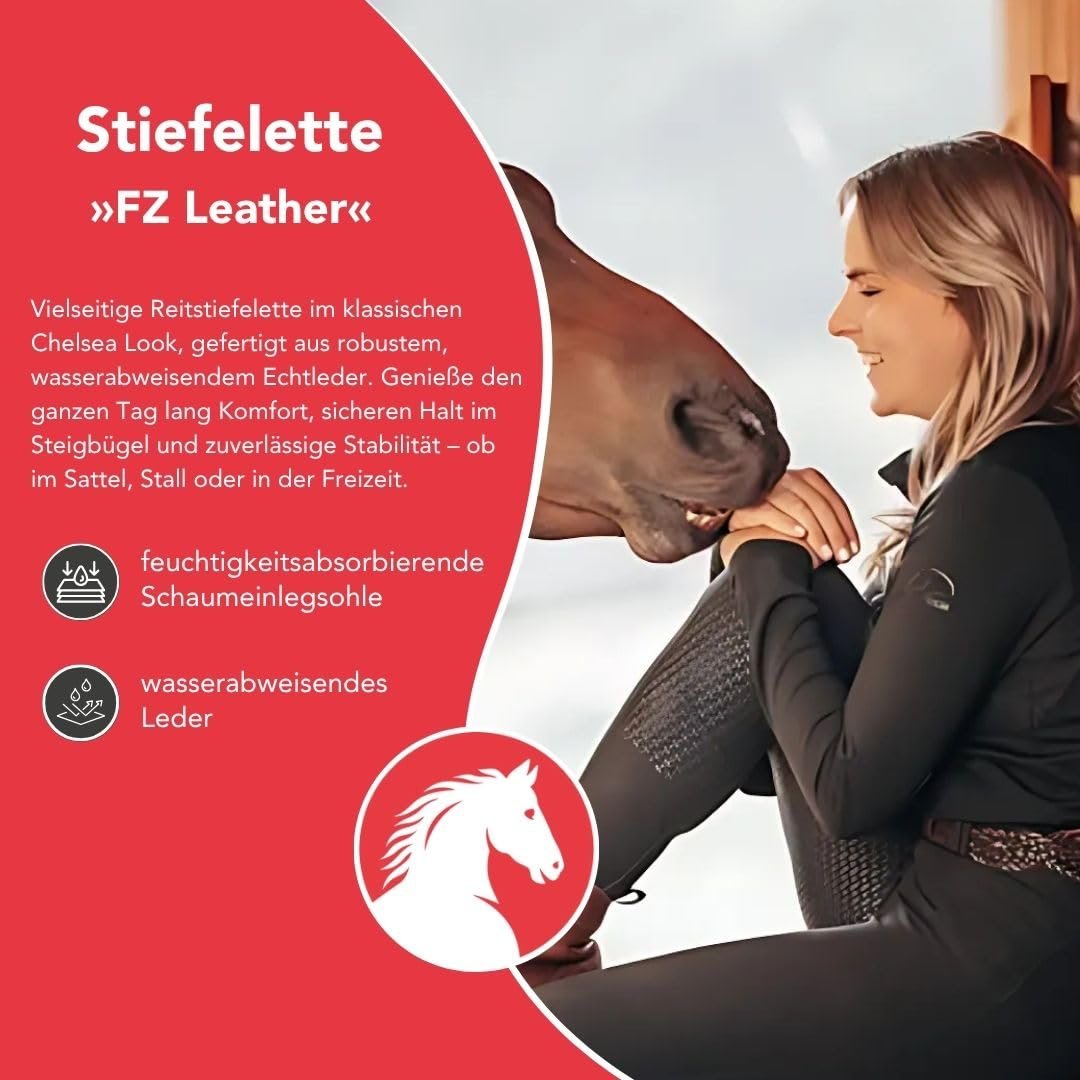 Челси Contrace Frontzip Leather Ботильоны Кожаные, фото №5