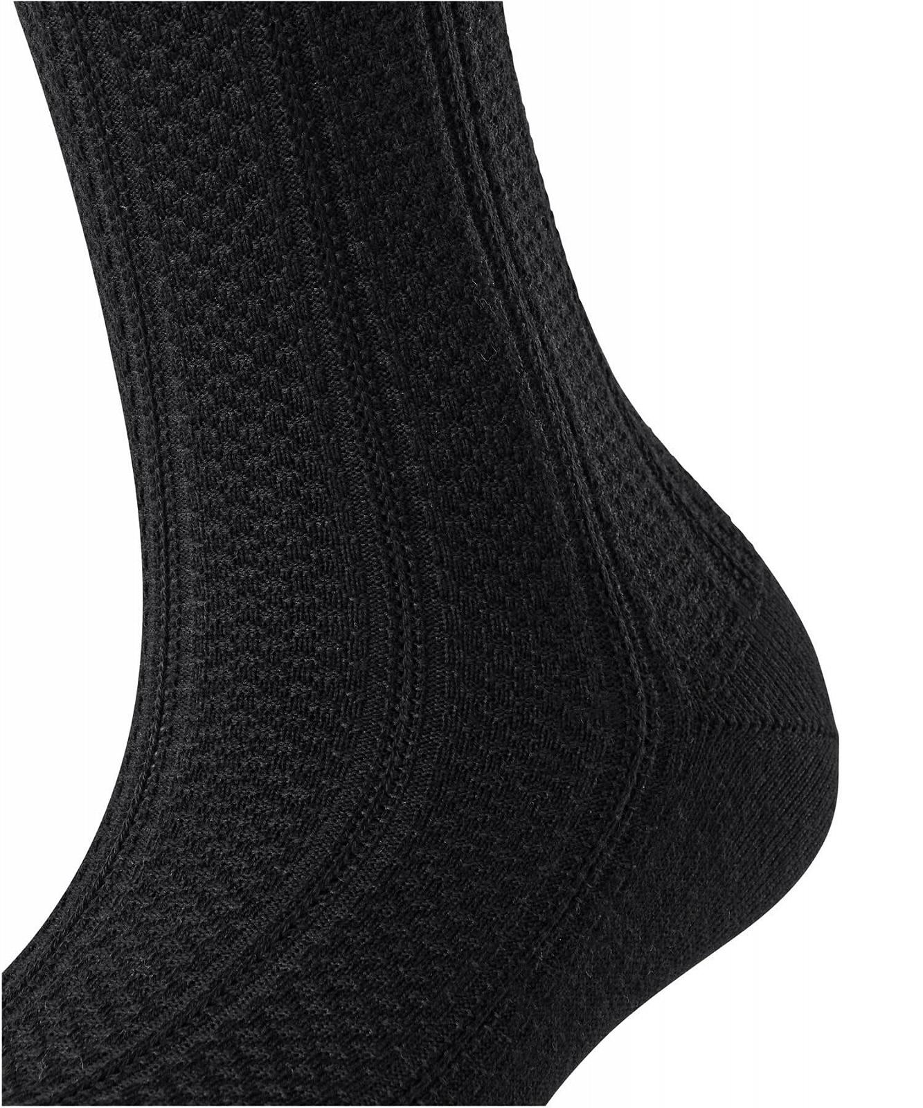 Женские гольфы FALKE Needepoint, дышащие, с терморегуляцией, предотвращающие появление запаха, из экологичного хлопка и шерсти, длинные, однотонные, 1 пара, фото №4