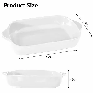 Набір форм для запікання Керамічні Прямокутні 23 х 13 см 2 шт. synthetic.ua - Фото 1