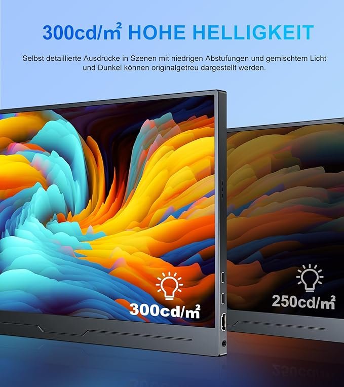 Монітор портативний 15.6" Missun XSEU-CX156-C 4K IPS 60 Гц, фото №4