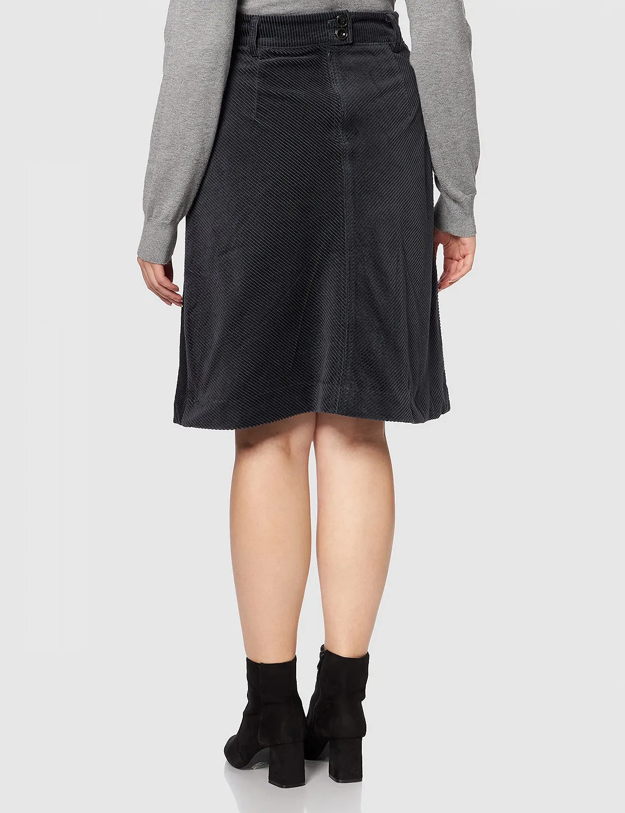 Спідниця Noa Noa Essential Organic Corduroy до коліна, фото №4