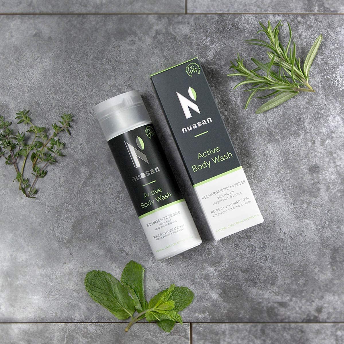 Натуральний гель для душу Nuasan Active Body Wash з арнікою та магнієм, фото №9 Натуральний гель для душу Nuasan Active Body Wash з арнікою та магнієм, фото №9