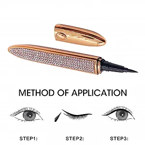 Водостойкая жидкая Подводка для глаз самоклеящаяся со стразами synthetic.ua - Фото 1