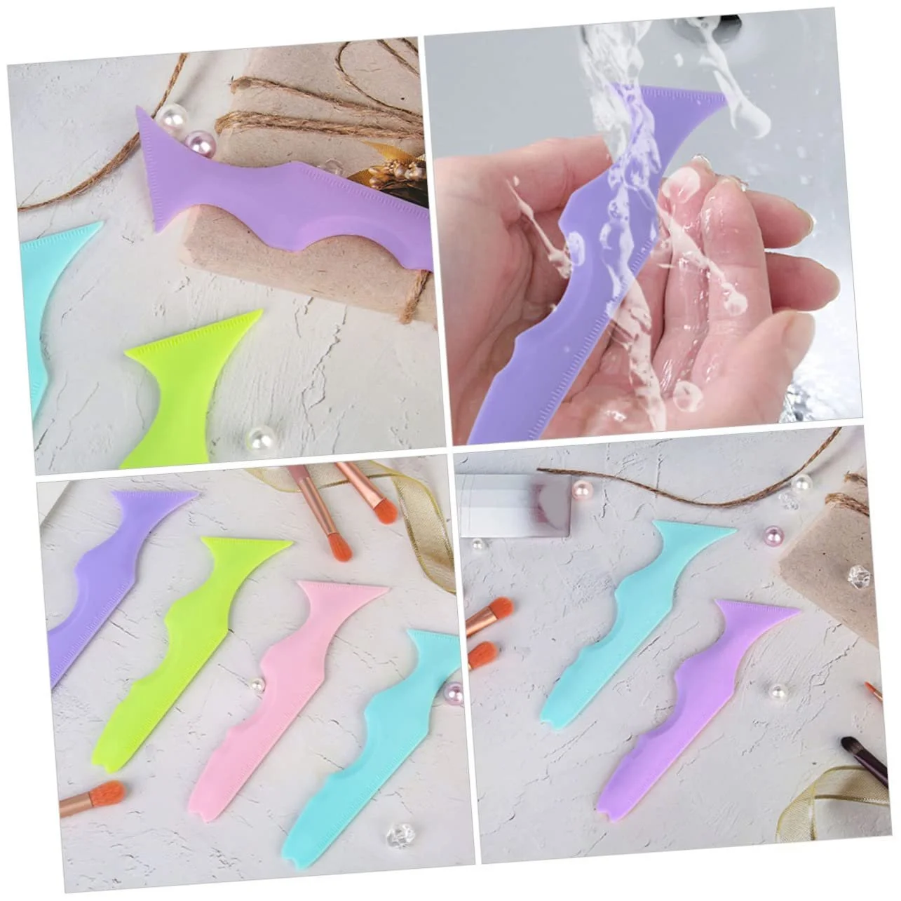 Трафарети для підводки Gogogmee Силіконові інструменти для макіяжу очей, фото №7