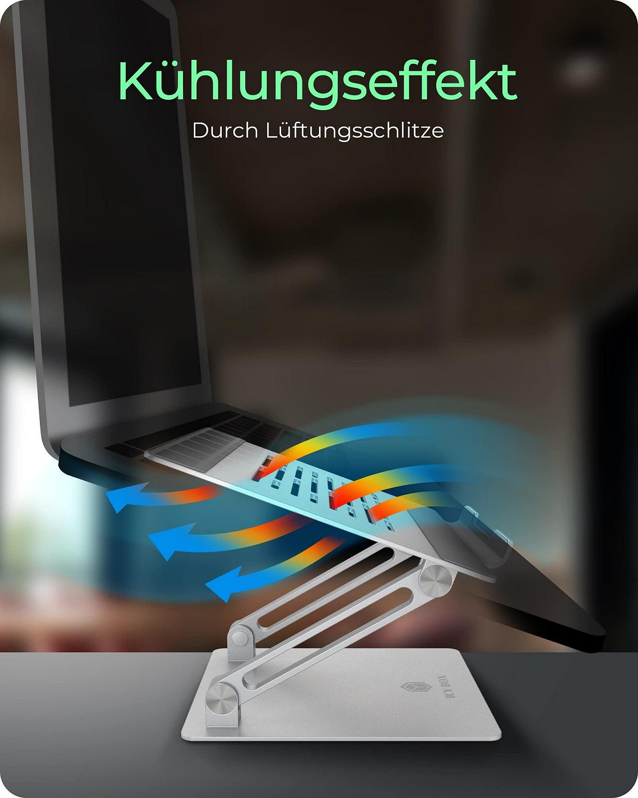 Підставка для ноутбука ICY BOX IB-NH300 з регулюванням висоти, фото №6 Підставка для ноутбука ICY BOX IB-NH300 з регулюванням висоти, фото №6