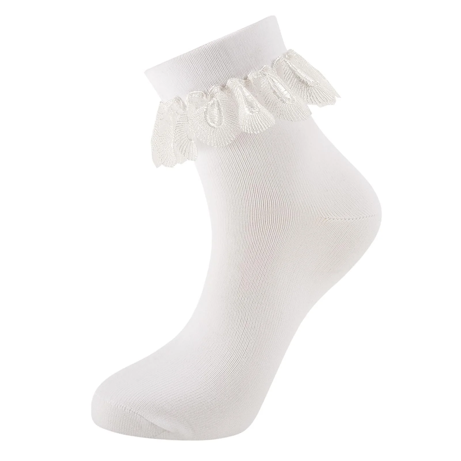 Шкарпетки з рюшами, жіночі 39-43, фото №1