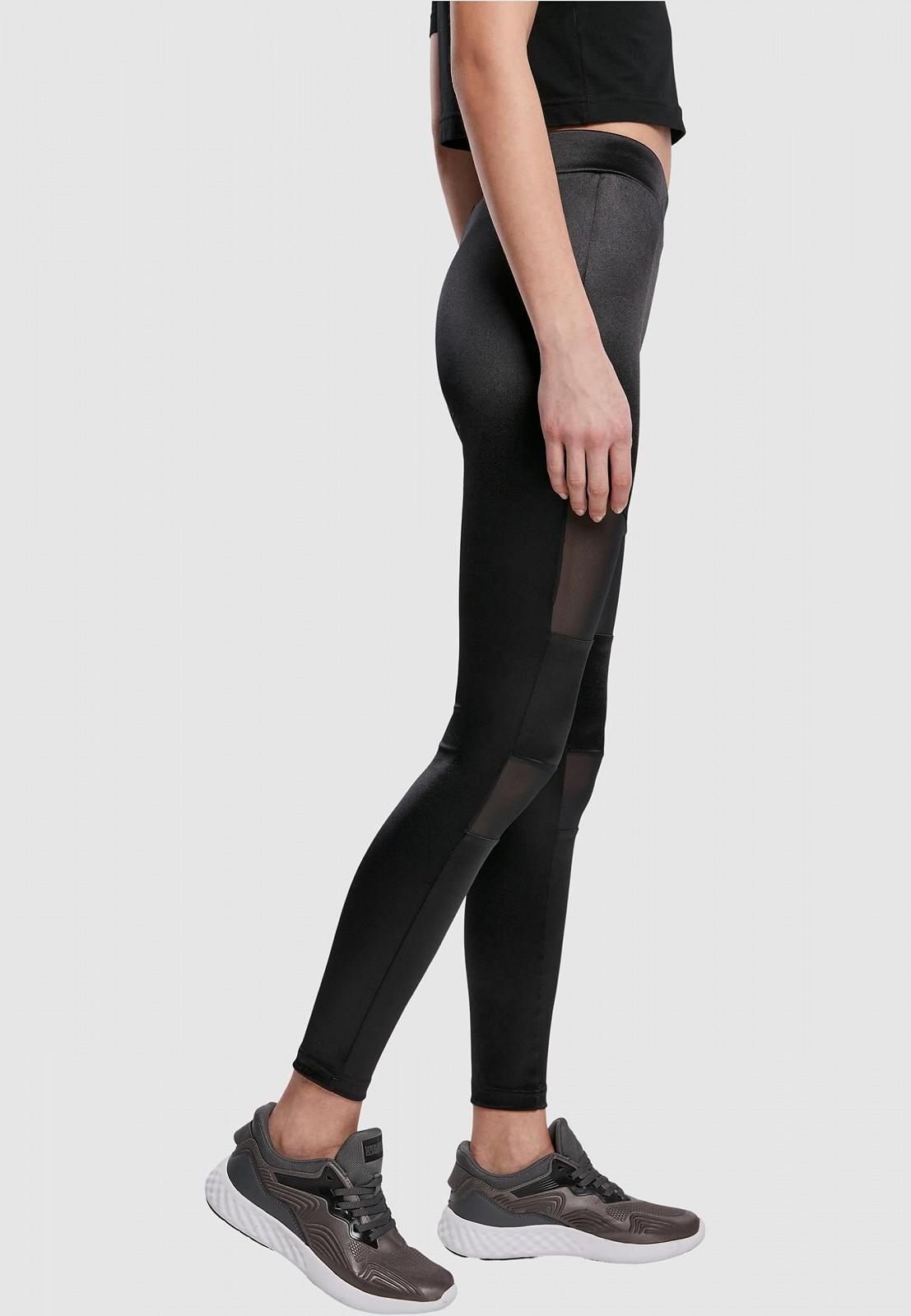 Леггинсы Urban Classics Shiny Tech Mesh, женские, фото №10