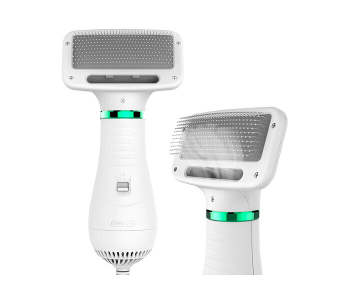 Фурмінатор для шерсті тварин Home Fest 2в1 Pet Grooming Dryer WN-10 300W Білий (WN-10_337), фото №1