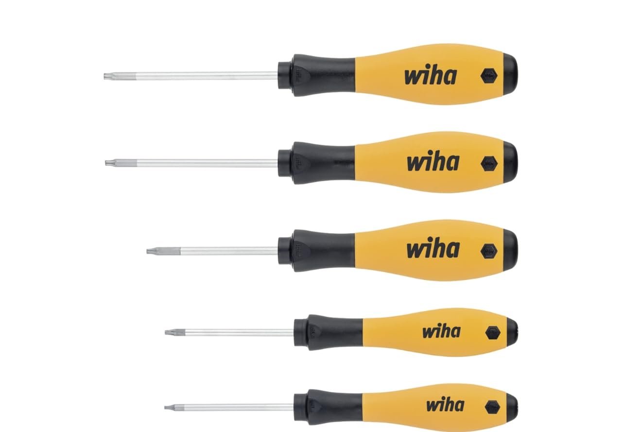 Набор отверток Wiha SoftFinish ESD Torx 27253 5 предметов, фото №1 Набор отверток Wiha SoftFinish ESD Torx 27253 5 предметов, фото №1