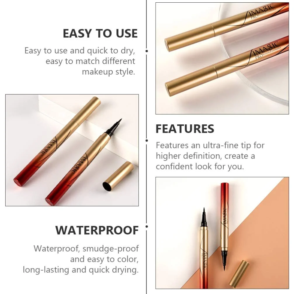 Жидкая Подводка для глаз Beaupretty черная, водостойкая, фото №4 Жидкая Подводка для глаз Beaupretty черная, водостойкая, фото №4