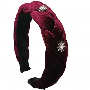 Обруч для волос плетеный Dirndl Бархатный - Фото 1