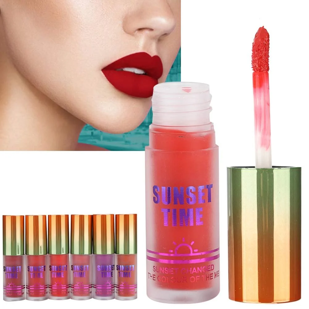 Набір матових стійких блисків для губ, 6 штук, фото №1 Набір матових стійких блисків для губ, 6 штук, фото №1