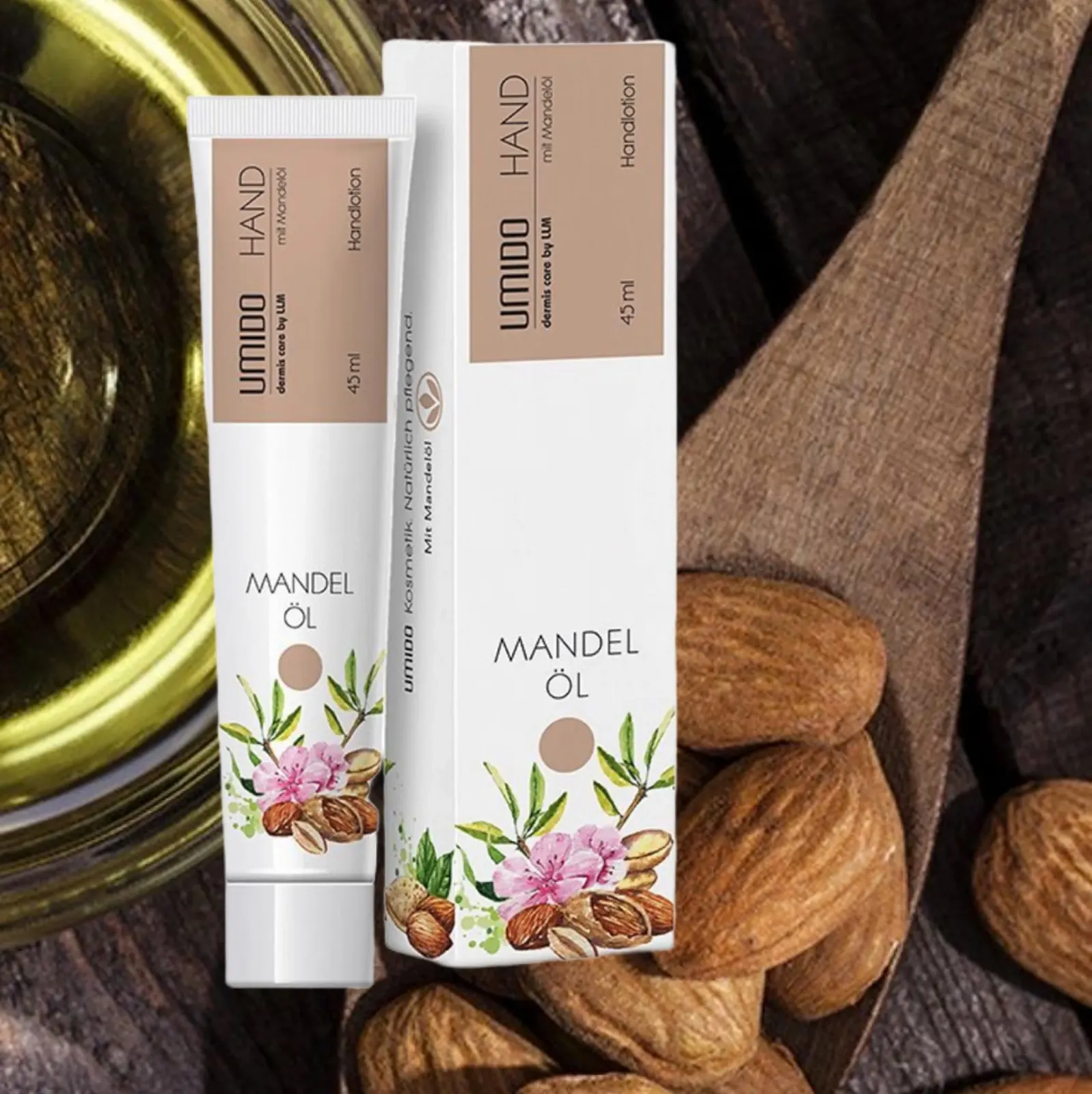 Лосьйон для рук Umido 45 мл Мигдалева олія, фото №1