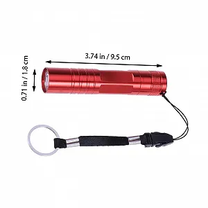 LED ліхтарик Ultra Strong водонепроникний портативний з кільцем для ключів для кемпінгу походів скелелазіння та активного відпочинку synthetic.ua - Фото 1