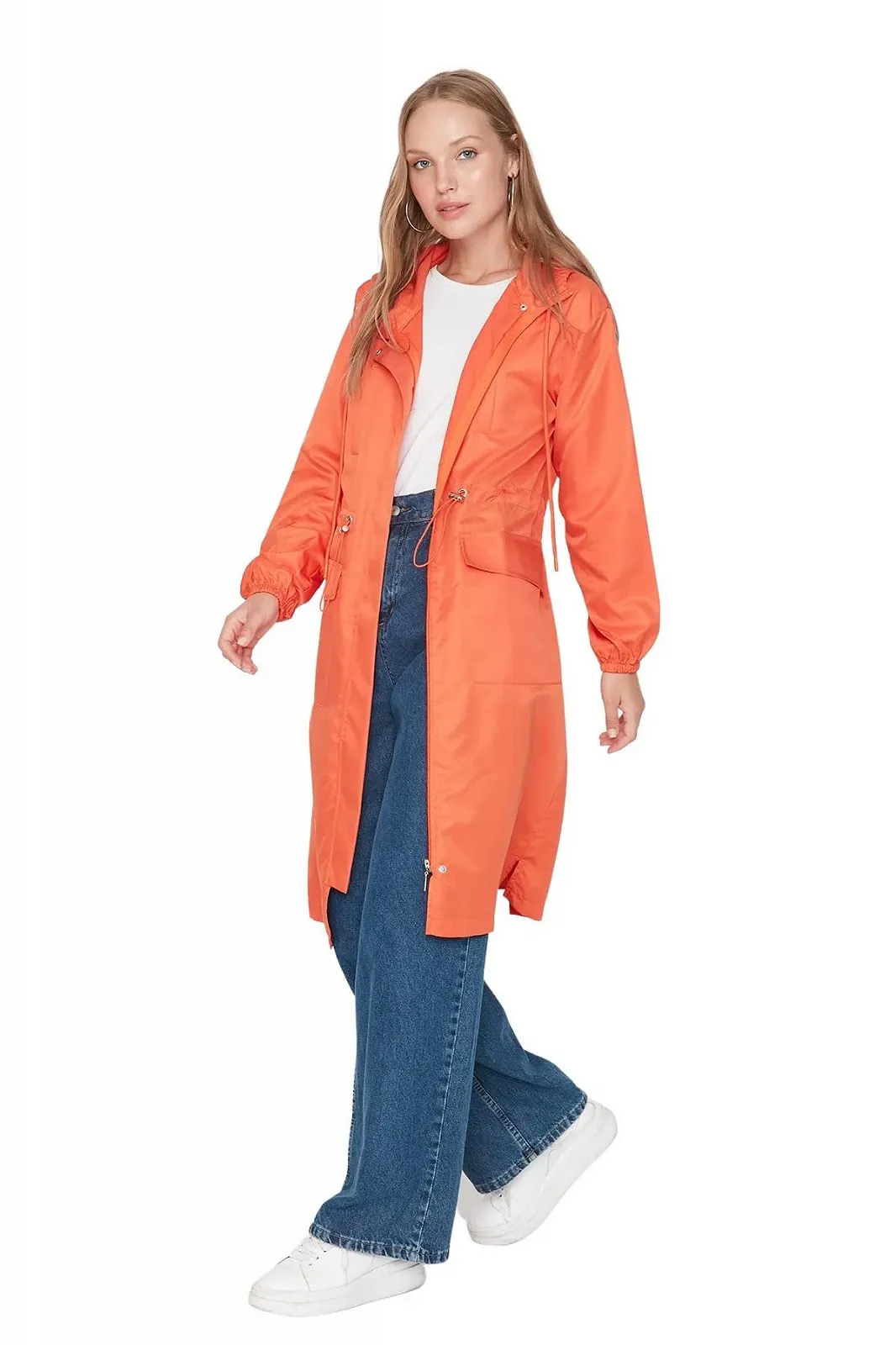 Тренч Женский TRENDYOL Обычный Однотонный Парка, фото №1