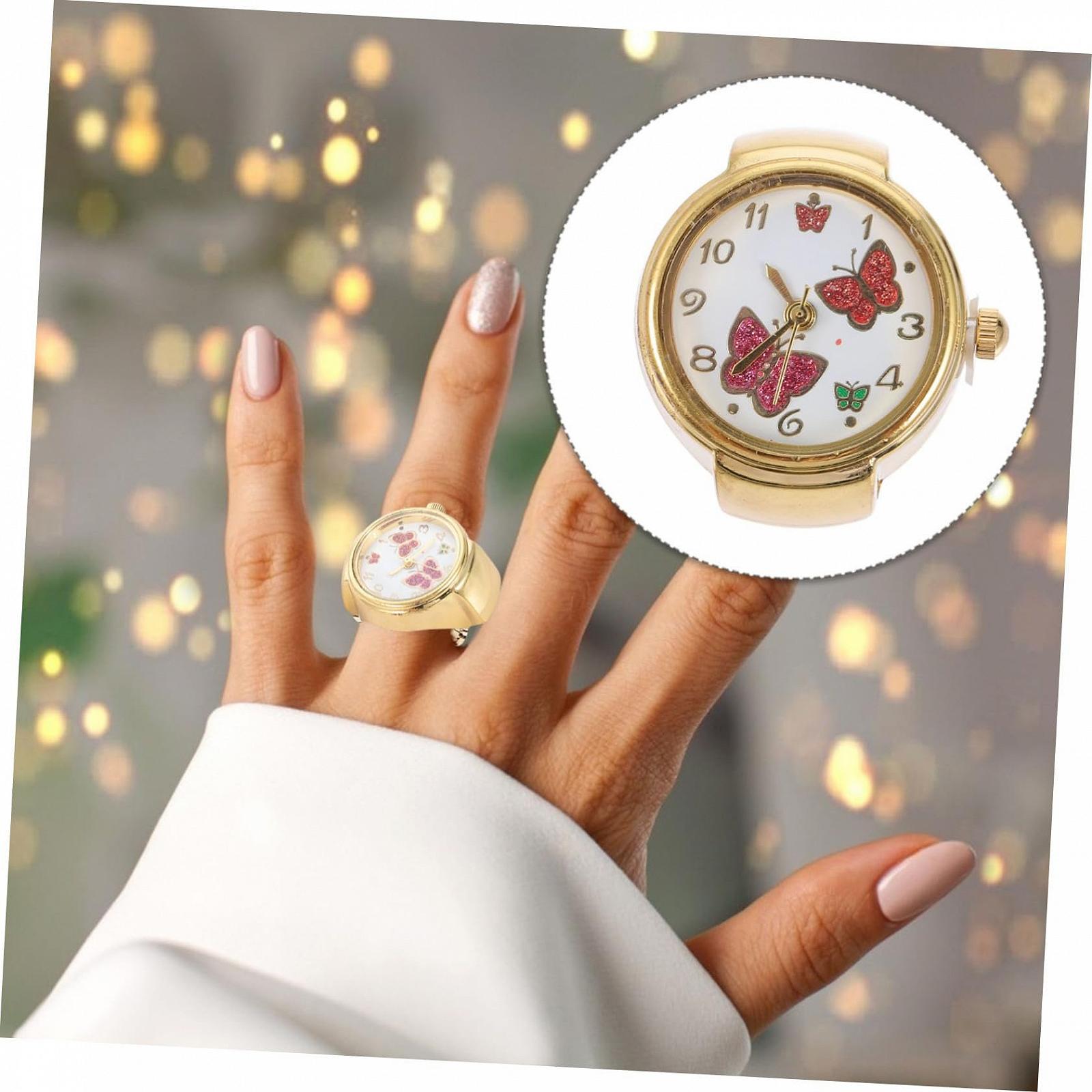 Кольцо-часы LIFKOME Серебристый Металлический, фото №6