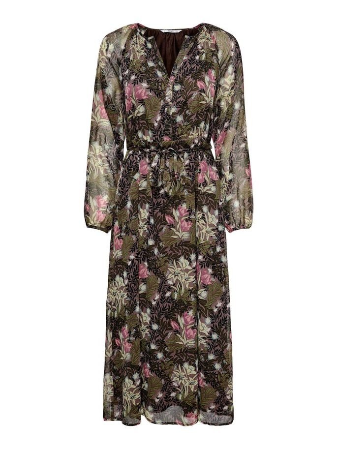 Сукня ONLPHOEBE LIFE L/S MIDI DRESS WVN 15246103-Plum Truffle-AOP:LE JARDIN MIXED FLOWERS ONLY M, фото №3