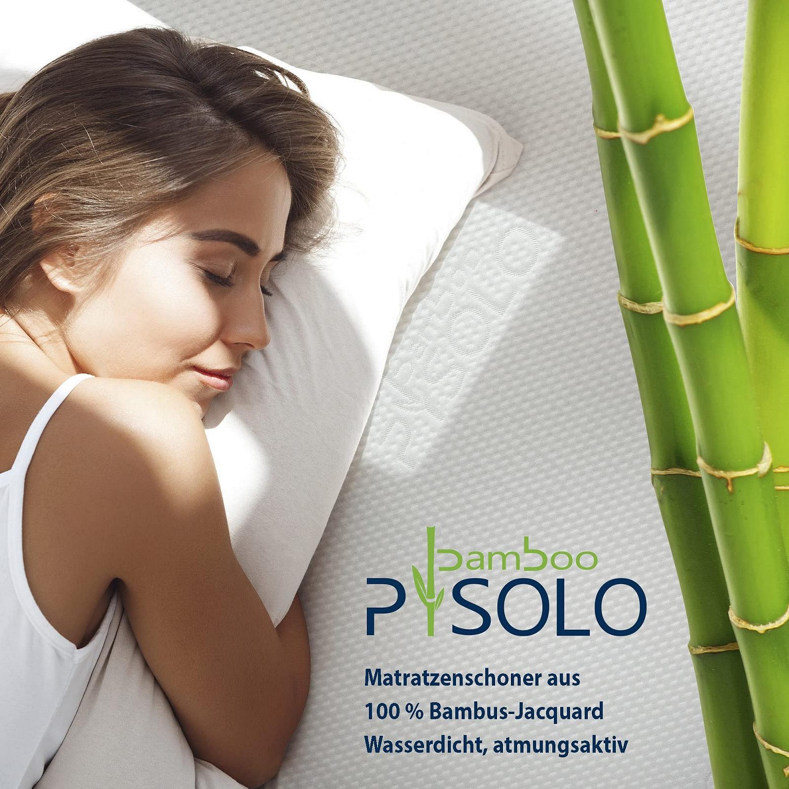 Наматрацник PISOLO Bamboo Waterproof 180 x 200 см, дихаючий, гіпоалергенний, фото №4