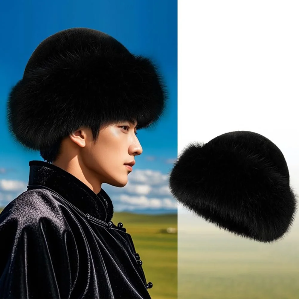 Шапка-біні Зимова тепла м'яка класична, фото №3