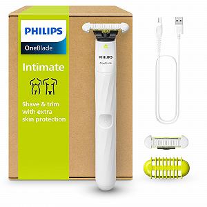 Купить Электробритва и триммер Philips OneBlade Intimate QP1924/30 White - Фото 1 Электробритва и триммер Philips OneBlade Intimate QP1924/30 White - Фото 1