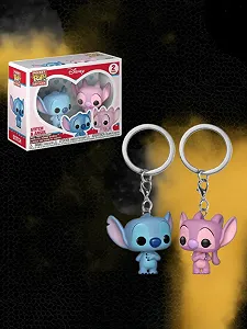 Ліло та Стич брелоки Lilo & Stitch Pop Stitch & Angel Ангел фігурки 2 шт - Фото 1