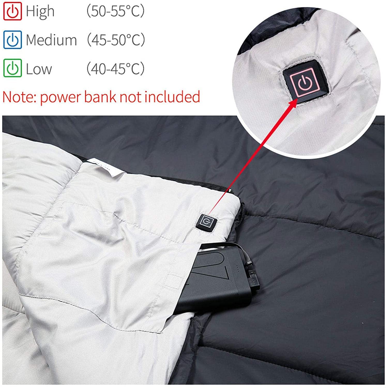 Спальний мішок 3 сезони Легкий Водонепроникний, фото №4 Спальний мішок 3 сезони Легкий Водонепроникний, фото №4