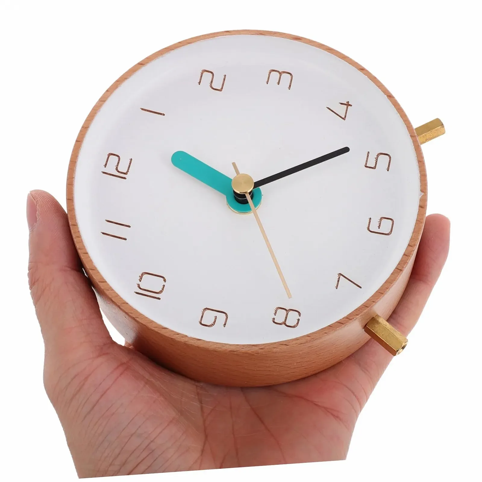 Годинник Настільний PartyKindom Дерев'яний Аналоговий Мінімалістичний Великі Цифри, фото №7 Годинник Настільний PartyKindom Дерев'яний Аналоговий Мінімалістичний Великі Цифри, фото №7