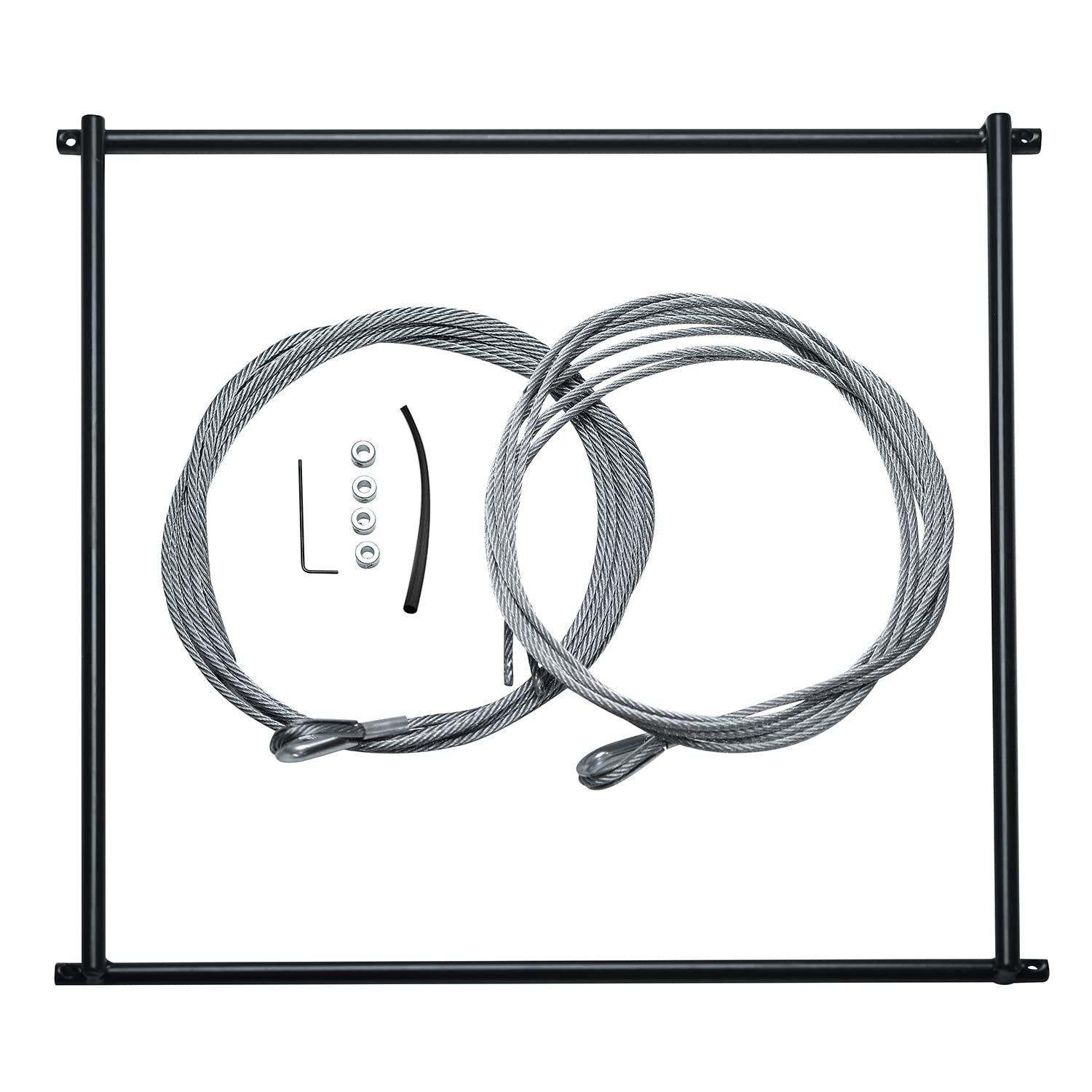 Набір підвісних полиць для рослин bellissa Filo Рама 29,8 x 31,8 см 2 сталеві троси 4 кільця, фото №3 Набір підвісних полиць для рослин bellissa Filo Рама 29,8 x 31,8 см 2 сталеві троси 4 кільця, фото №3