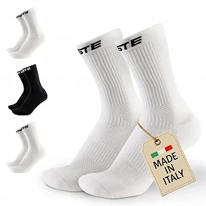 Футбольні шкарпетки PASTE Performance, 3 пари, чорно-білі, розмір 39-47 - Фото 1